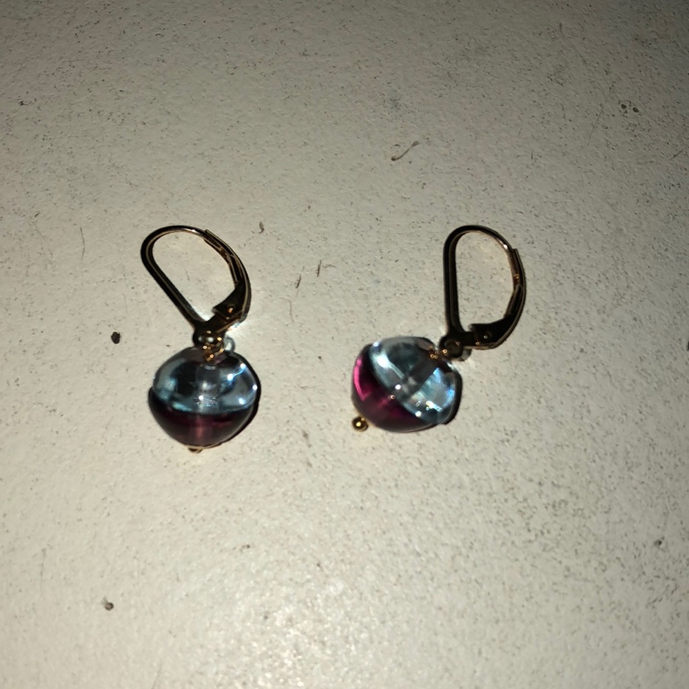 Gold earrings